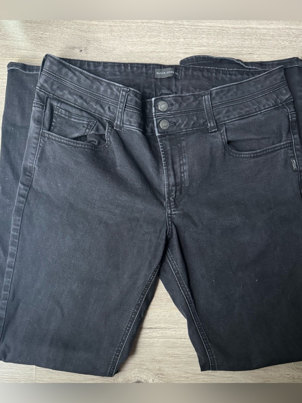 Silver Jeans Co. Black Slim Bootcut Jeans | Mid-Rise